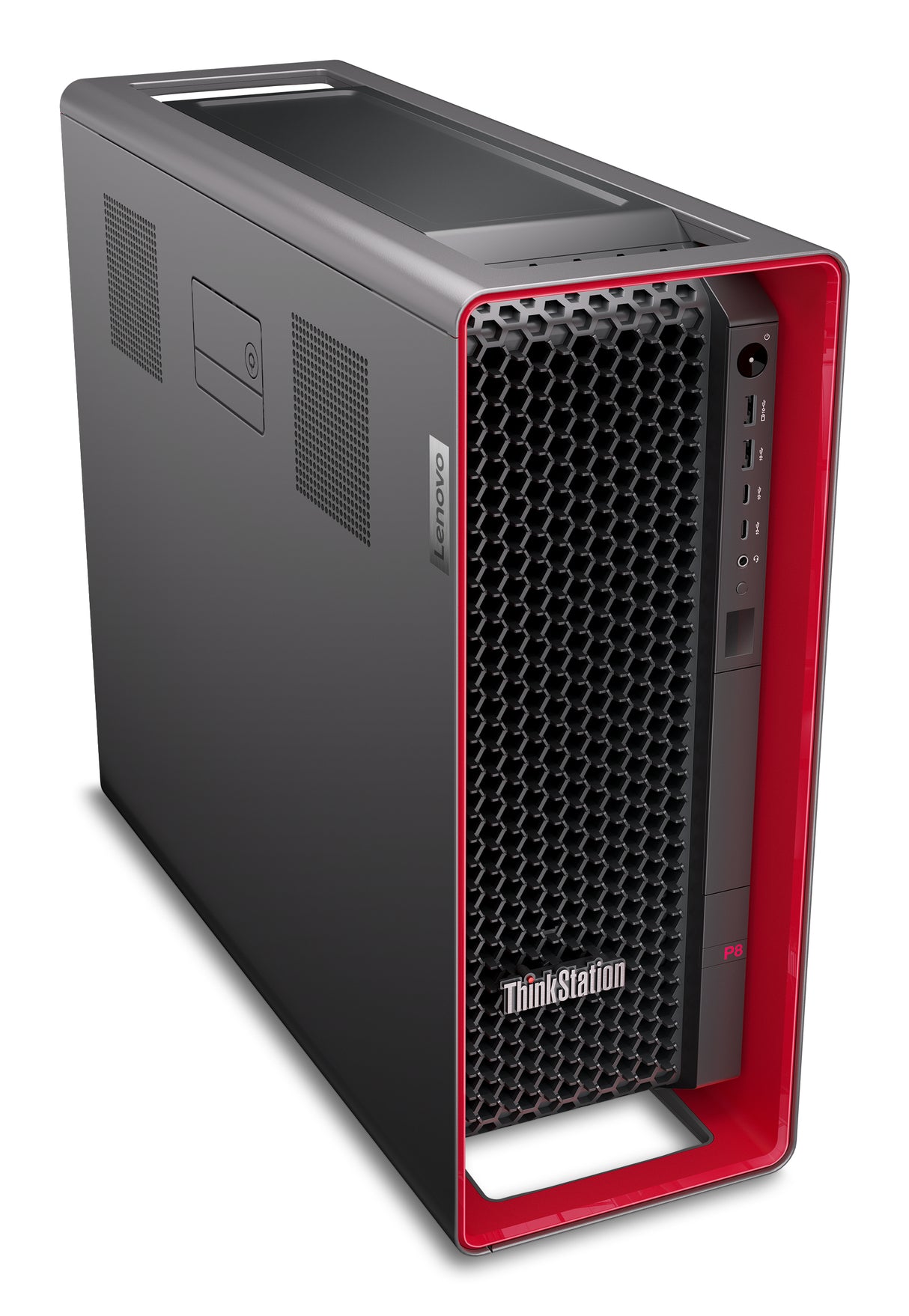 Lenovo ThinkStation P8 32 GB DDR5-SDRAM 1 TB SSD NVIDIA RTX A400 Windows 11 Pro Workstation - 30HH007TUS