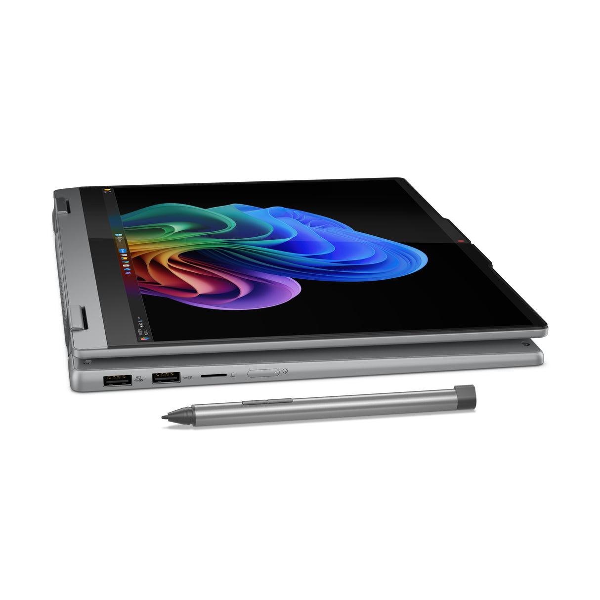 Lenovo IdeaPad 5 2-in-1 14Q8X9 Copilot+ PC Snapdragon X1P-42-100 Hybrid (2-in-1) 35.6 cm (14") Touchscreen WUXGA 16 GB LPDDR5x-SDRAM 1 TB SSD Wi-Fi 7 (802.11be) Windows 11 Home English Grey - 83GH000AUS
