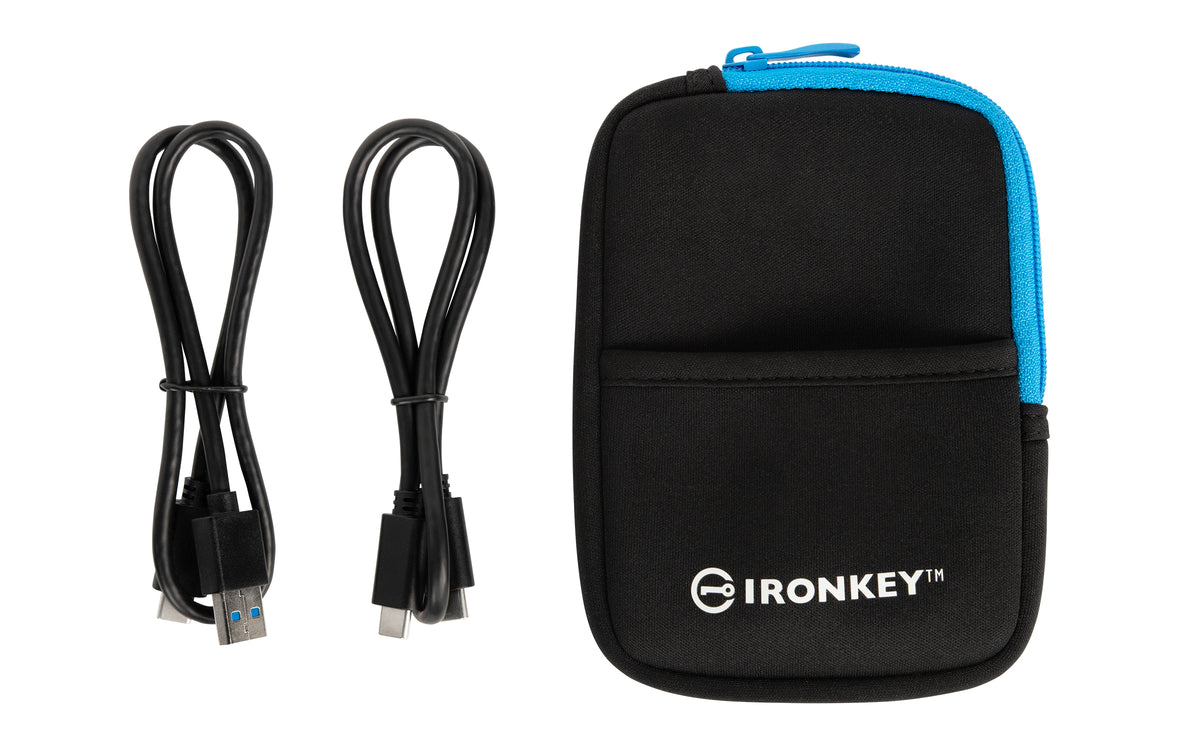 Kingston Technology IronKey 3840GB Vault Privacy 80 XTS-AES 256-bit Encrypted External SSD - IKVP80ES/3840G