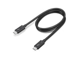 Lenovo 4X91K16968 Thunderbolt cable 0.7 m 40 Gbit/s Black - 4X91K16968 LENOVO