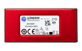 Kingston Technology 2TB XS1000 Red External USB 3.2 Gen 2 Portable Solid State Drive - SXS1000R/2000G