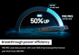 Samsung 990 PRO 4 TB M.2 PCI Express 4.0 NVMe V-NAND TLC - MZ-V9P4T0B/AM