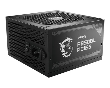 MSI MAG A850GL PCIE5 power supply unit 850 W 20+4 pin ATX ATX Black - MAGA850GLPCIE5 - eCommerce Business Prime