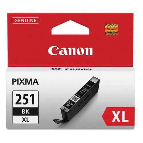 CANON CANON  (CLI-251XL) ChromaLife100+ High-Yield Ink, 5,530 Page-Yield, Black - 6448B001