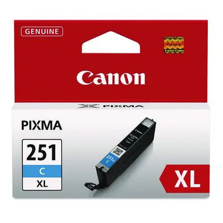 CANON CANON  (CLI-251XL) ChromaLife100+ High-Yield Ink, 695 Page-Yield, Cyan - 6449B001