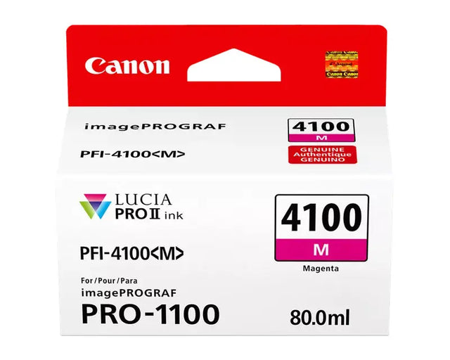 CANON Canon LUCIA PRO II PFI-4100 Magenta Ink Tank - 6779C002