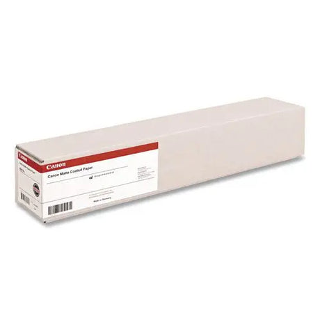 CANON CANON Matte Coated Paper Roll, 2" Core, 8 mil, 24" x 100 ft, Matte White - 0849V349