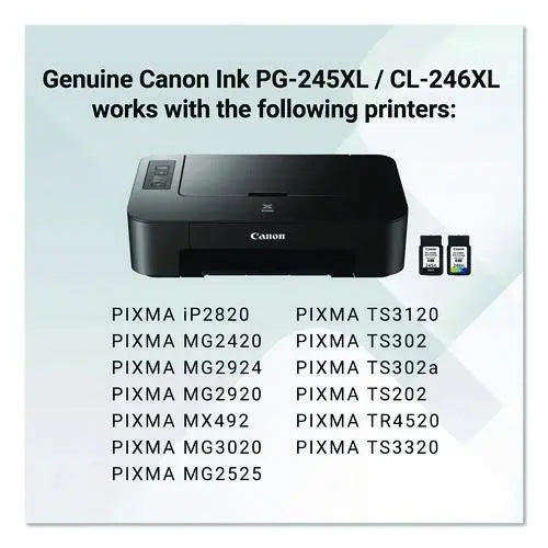 CANON CANON  (PG-245XL/CL-246XL) High-Yield Ink, Black/Color - 8278B023