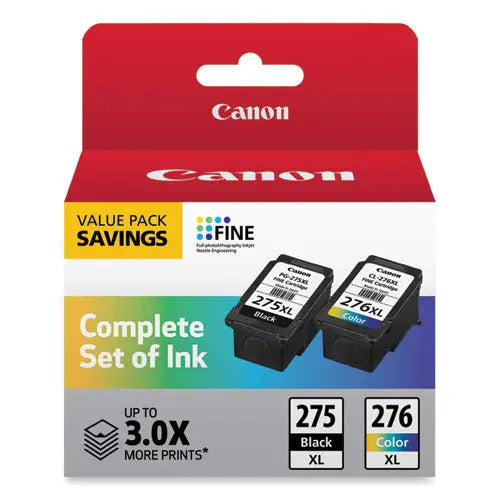 CANON CANON  (PG-275XL/CL-276XL) High-Yield Multipack Ink, Black/Tri-Color - 4981C008