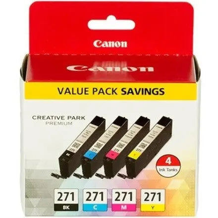 CANON Printers/Printer Accessories Canon CLI-271 ink cartridge Original Black, Cyan, Magenta, Yellow 0390C005