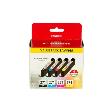 CANON Printers/Printer Accessories Canon CLI-271 ink cartridge Original Black, Cyan, Magenta, Yellow 0390C005