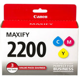 CANON Printers/Printer Accessories Canon PGI-2200 ink cartridge Original Cyan, Magenta, Yellow - 9304B005