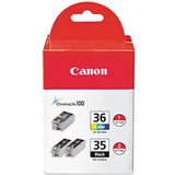 CANON Printers/Printer Accessories Canon PGI-35, CLI-36 ink cartridge 3 pc(s) Original Black 1509B007