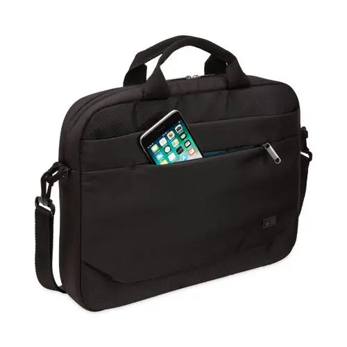 CASE LOGIC CASE LOGIC Advantage Laptop Attache, Fits Devices Up to 11.6", Polyester, 11.8 x 2.2 x 10.2, Black - 3203984