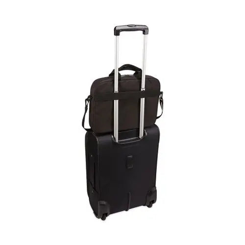 CASE LOGIC CASE LOGIC Advantage Laptop Attache, Fits Devices Up to 15.6", Polyester, 16.1 x 2.8 x 13.8, Black - 3203988