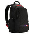 CASE LOGIC CASE LOGIC Diamond Backpack, Fits Devices Up to 14.1", Polyester, 6.3 x 13.4 x 17.3, Black - 3201265