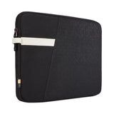 CASE LOGIC CASE LOGIC Ibira Laptop Sleeve, Fits Devices Up to 11.6", Polyester, 12.6 x 1.2 x 9.4, Black - 3204389