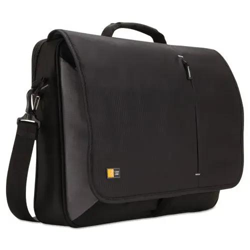 CASE LOGIC CASE LOGIC Laptop Messenger, Fits Devices Up to 17", Dobby Nylon, 3.37 x 17.75 x 13.75, Black - 3201140