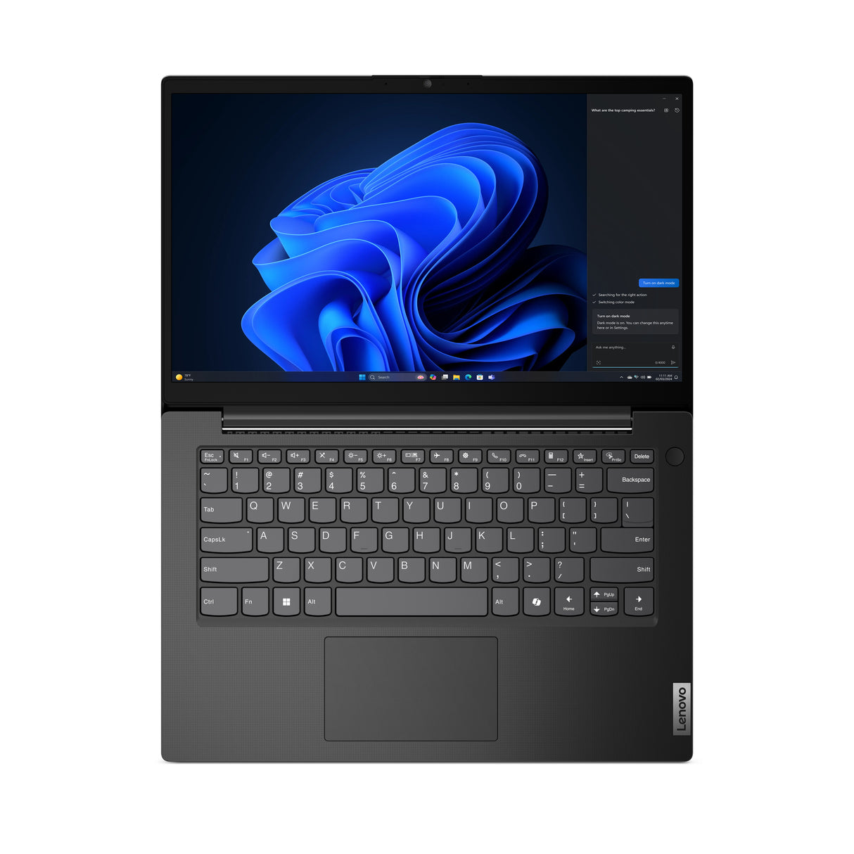 Lenovo V14 G5 IRL Intel Core 3 100U Laptop 35.6 cm (14") Full HD 8 GB DDR5-SDRAM 256 GB SSD Wi-Fi 6 (802.11ax) Windows 11 Pro English Black - 83HD000VUS