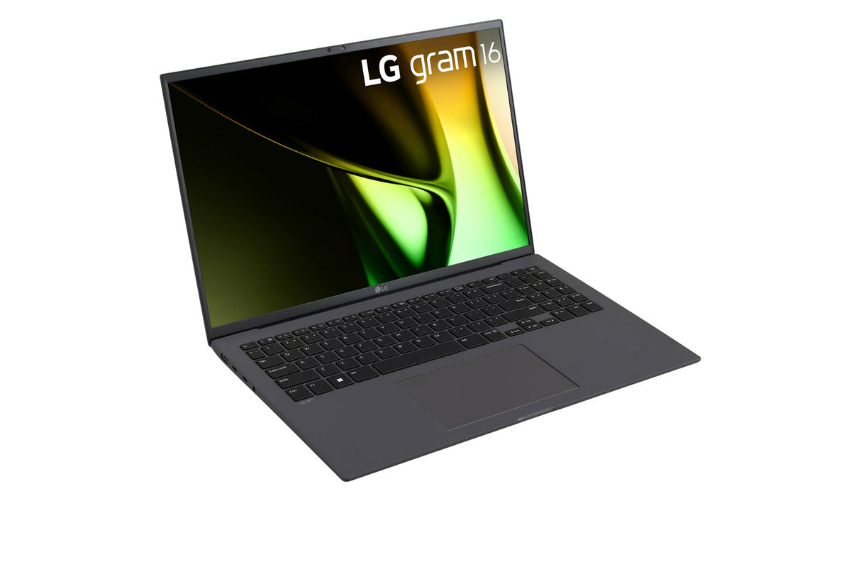 LG Gram 16Z90S-V Intel Core Ultra 7 155H Laptop 40.6 cm (16") WQXGA 32 GB LPDDR5x-SDRAM 1 TB SSD Wi-Fi 6 (802.11ax) Windows 11 Pro English Black - 16Z90S-V.APC8U1