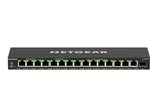 NETGEAR GS316EP Managed Gigabit Ethernet (10/100/1000) Power over Ethernet (PoE) Black - GS316EP-100NAS