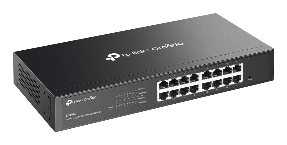 TP-Link Omada ES216G network switch Managed L2 Gigabit Ethernet (10/100/1000) Black - ES216G