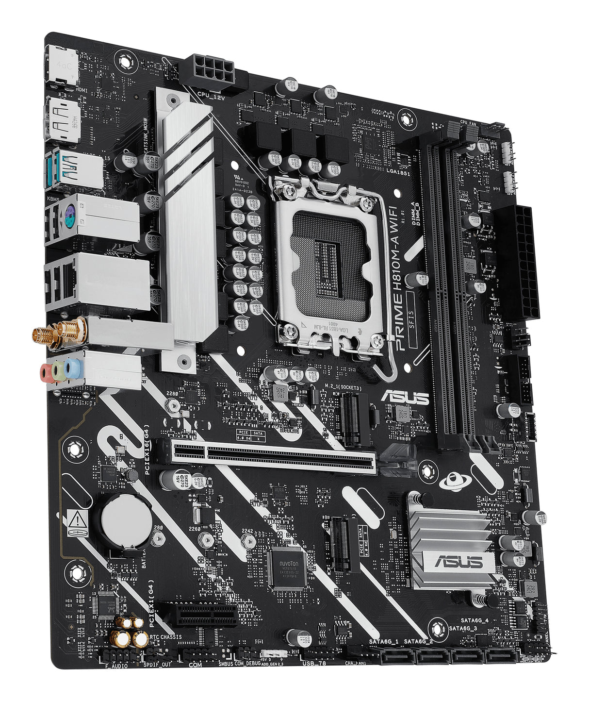 ASUS PRIME H810M-A WIFI-CSM Intel H810 LGA 1851 (Socket V1) micro ATX - PRIME H810M-A WIFI-CSM