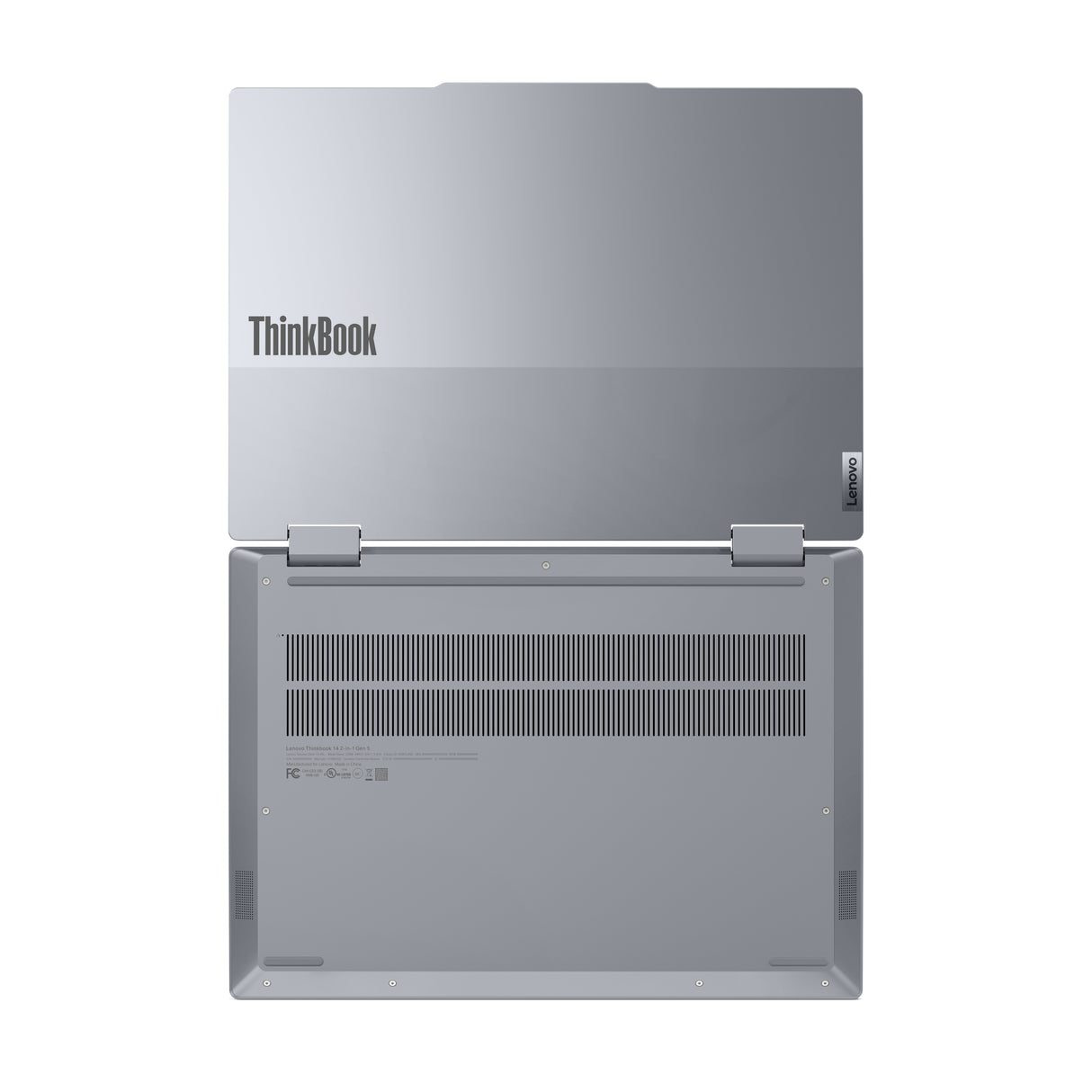 Lenovo ThinkBook 14 2-in-1 G5 IAU Intel Core Ultra 7 255U Hybrid (2-in-1) 35.6 cm (14") Touchscreen WUXGA 16 GB DDR5-SDRAM 512 GB SSD Wi-Fi 6E (802.11ax) Windows 11 Pro Grey - 21SQ0002US LENOVO