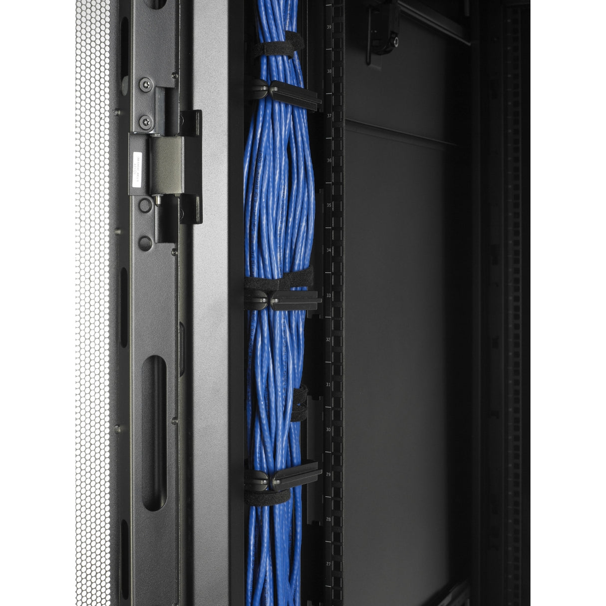 APC NetShelter Cable Management, Vertical Cable Manager, Rings, Set of 10, Black, 107 x 53 x 18 mm - AR7540