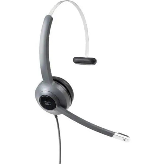CISCO Cisco 521 Headset - Mono - Mini-phone (3.5mm), USB - Wired - Over-the-head - Monaural - Supra-aural - Uni-directional, Electret, Condenser Microphone - Black - CP-HS-W-521-USB=