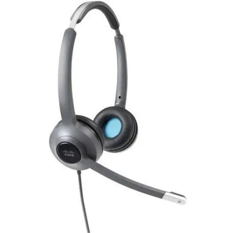 CISCO Cisco 522 Headset - Stereo - Mini-phone (3.5mm), USB - Wired - Over-the-head - Binaural - Supra-aural - Uni-directional Microphone - CP-HS-W-522-USB=