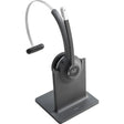 CISCO Cisco 561 Headset - Mono - Wireless - DECT 6.0 - 300 ft48 kHz - Over-the-head - Monaural - Supra-aural - Uni-directional, Electret, Condenser Microphone - Black - CP-HS-WL-561-S-US=
