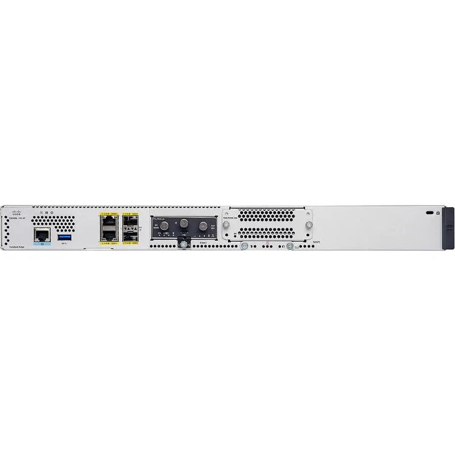CISCO Cisco Catalyst C8200L-1N-4T Router - 4 Ports - 4 WAN Port(s) - 2 - Gigabit Ethernet - IEEE 802.1ag, IEEE 802.3ah, IEEE 802.1Q - 1U - Rack-mountable - C8200L-1N-4T