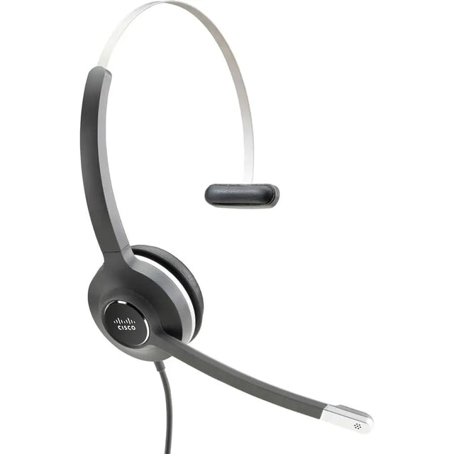 CISCO Cisco Headset 531 (Wired Single with USB Headset Adapter) - Mono - USB - Wired - 90 Ohm - 50 Hz - 18 kHz - Over-the-head - Monaural - Supra-aural - Electret, Condenser, Uni-directional Microphone - No...  - CP-HS-W-531-USBA=