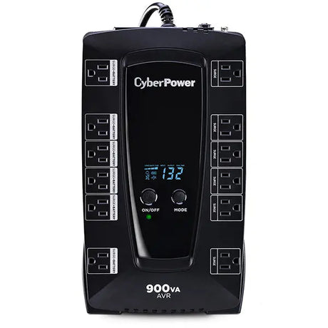 CYBERPOWER CyberPower AVRG900LCD uninterruptible power supply (UPS) Line-Interactive 0.9 kVA 480 W 12 AC outlet(s) - AVRG900LCD