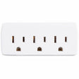CYBERPOWER CyberPower GT3W Straight Outlet Adapter - 3 - NEMA 5-15R Outlet(s), NEMA 5-15P Plug Type, Straight Plug Style - GT3W