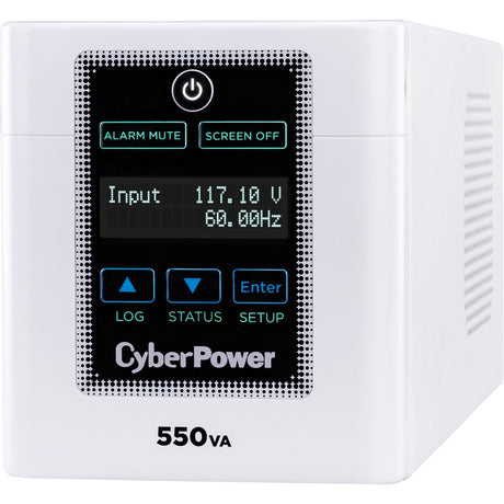CYBERPOWER CyberPower M550L Medical UPS Systems - 550VA/440W, 120 VAC, NEMA 5-15P-HG, Mini-Tower, 4 Outlets, LCD, PowerPanel&reg; Business, $400000 CEG, 3YR Warranty - M550L