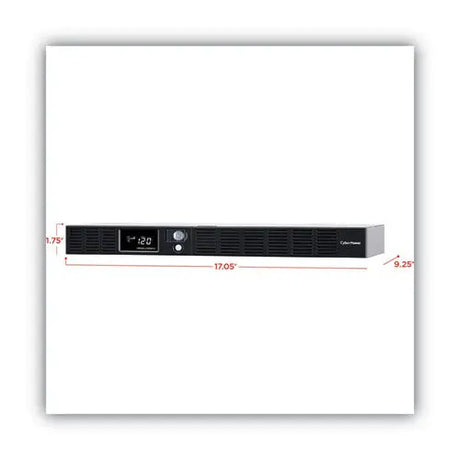 CYBERPOWER CYBERPOWER POWER,UPS,500VA,6OUT,BK - OR500LCDRM1U