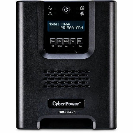 CYBERPOWER CyberPower PR1500LCDN Smart App Sinewave UPS Systems - 1500VA/1500W, 120 VAC, NEMA 5-15P, Mini-Tower, Sine Wave, 8 Outlets, LCD, PowerPanel&reg; Business, $375000 CEG, 3YR Warranty - PR1500LCDN