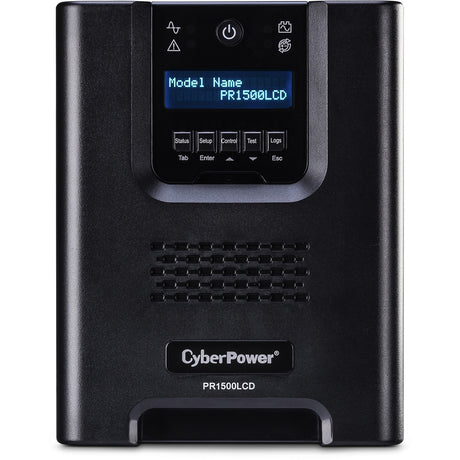 CYBERPOWER CyberPower PR1500LCDN Smart App Sinewave UPS Systems - 1500VA/1500W, 120 VAC, NEMA 5-15P, Mini-Tower, Sine Wave, 8 Outlets, LCD, PowerPanel&reg; Business, $375000 CEG, 3YR Warranty - PR1500LCDN