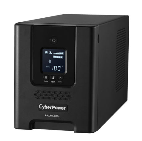 CYBERPOWER CyberPower PR2200LCDSL uninterruptible power supply (UPS) Line-Interactive 2.07 kVA 1980 W 7 AC outlet(s) - PR2200LCDSL