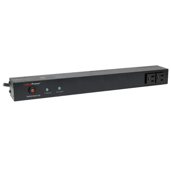 CYBERPOWER CyberPower RKBS15S2F12R surge protector Black 14 AC outlet(s) 120 V 4.57 m - RKBS15S2F12R
