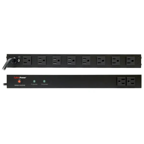 CyberPower RKBS15S2F8R surge protector Black 10 AC outlet(s) 120 V 4.57 m - RKBS15S2F8R CYBERPOWER