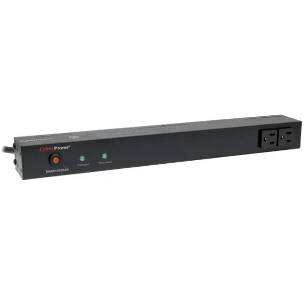 CyberPower RKBS15S2F8R surge protector Black 10 AC outlet(s) 120 V 4.57 m - RKBS15S2F8R CYBERPOWER