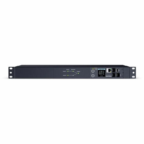 CYBERPOWER CyberPower Switched ATS PDU PDU44001 10-Outlets PDU - Switched - NEMA 5-15P - 10 x NEMA 5-15R - 120 V AC - Network (RJ-45) - 1U - Horizontal - Rack-mountable