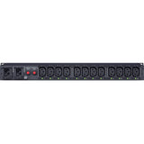 CYBERPOWER CyberPower Switched ATS PDU PDU44004 12-Outlets PDU - Switched - IEC 60320 C14 - 12 x IEC 60320 C13 - 230 V AC - Network (RJ-45) - 1U - Horizontal - Rack-mountable