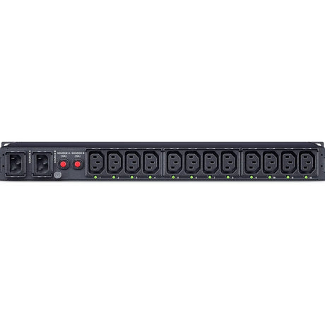 CYBERPOWER CyberPower Switched ATS PDU PDU44004 12-Outlets PDU - Switched - IEC 60320 C14 - 12 x IEC 60320 C13 - 230 V AC - Network (RJ-45) - 1U - Horizontal - Rack-mountable