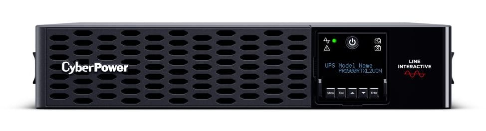 CYBERPOWER UPS CyberPower Smart App Sinewave uninterruptible power supply (UPS) Line-Interactive 1.5 kVA 1500 W 8 AC outlet(s) - PR1500RTXL2UCN