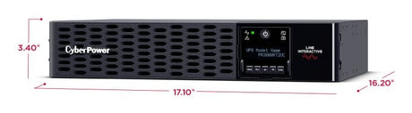 CYBERPOWER UPS CyberPower Smart App Sinewave uninterruptible power supply (UPS) Line-Interactive 2 kVA 2000 W 8 AC outlet(s) - PR2000RT2UC