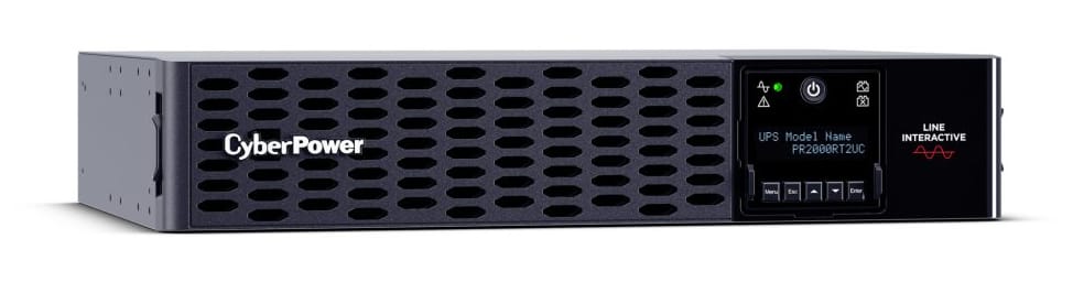 CYBERPOWER UPS CyberPower Smart App Sinewave uninterruptible power supply (UPS) Line-Interactive 2 kVA 2000 W 8 AC outlet(s) - PR2000RT2UC